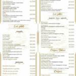 Menu Maître Pizzaro Agadir June 2023 014910